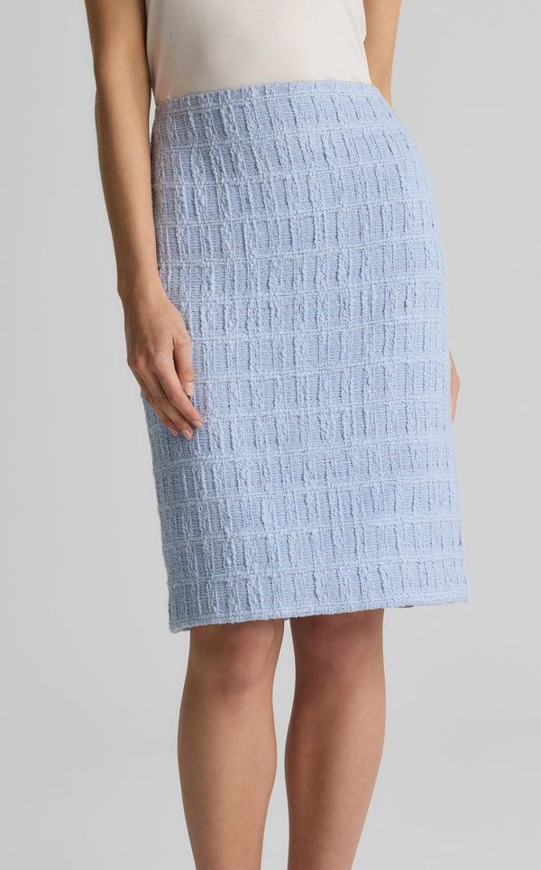 St. John Skyler Skirt In Foundry Tweed BULG