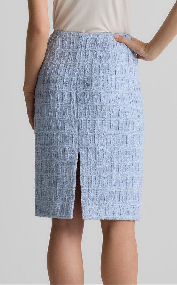 St. John Skyler Skirt In Foundry Tweed BULG