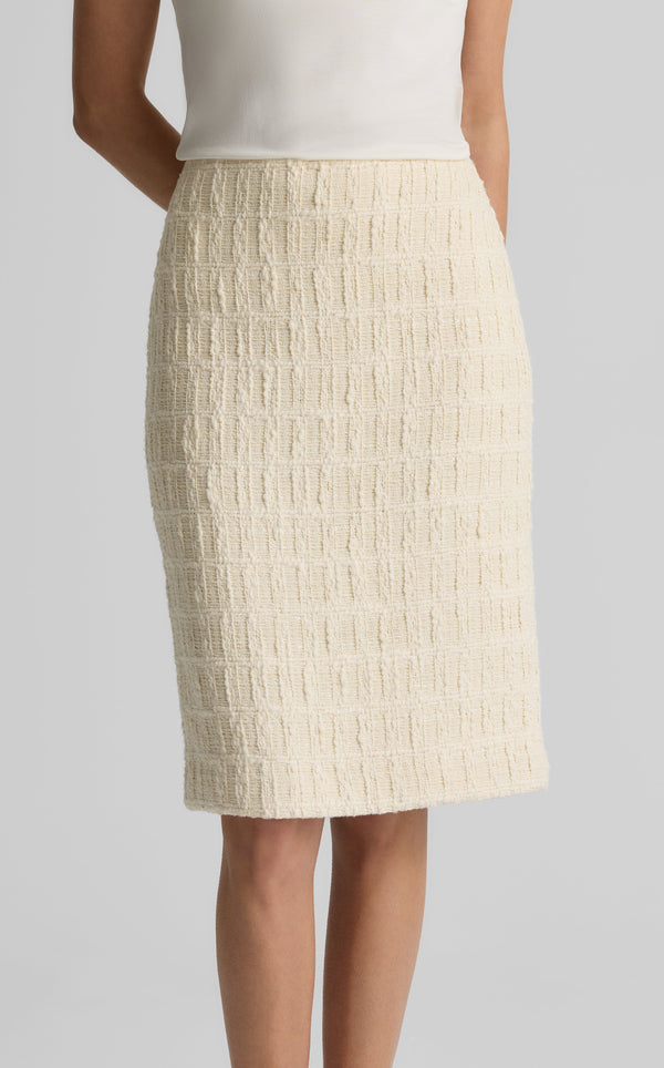 St. John Skyler Skirt In Foundry Tweed EC00