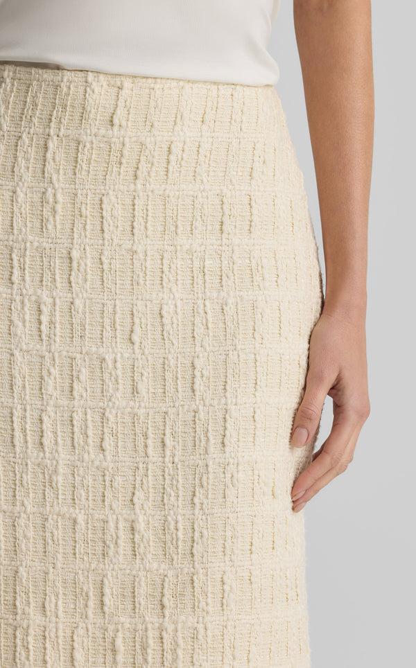 St. John Skyler Skirt In Foundry Tweed EC00