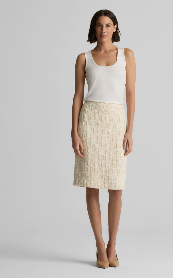 st. john Skyler Skirt in Foundry Tweed EC00