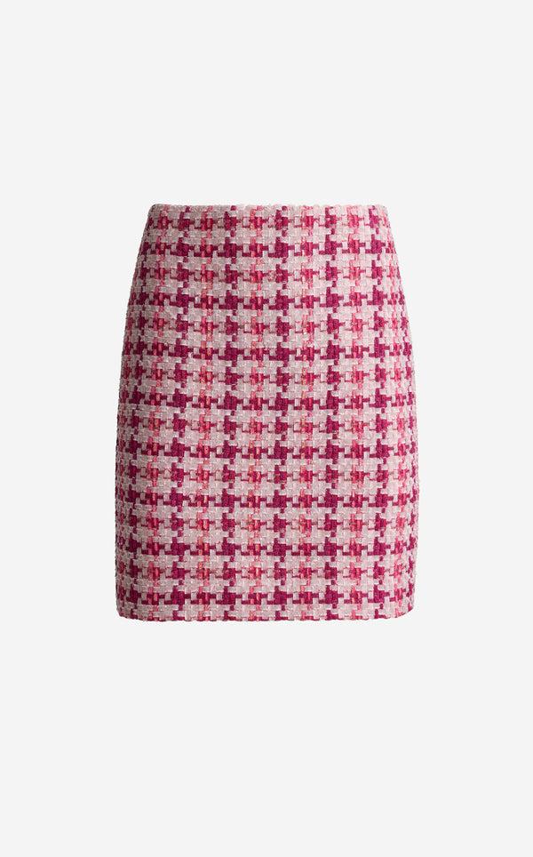 St. John Skyler Skirt In Ritz Tweed PYMM