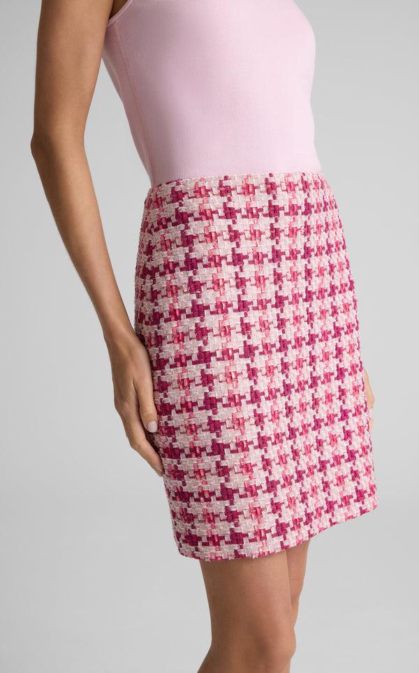 St. John Skyler Skirt In Ritz Tweed PYMM