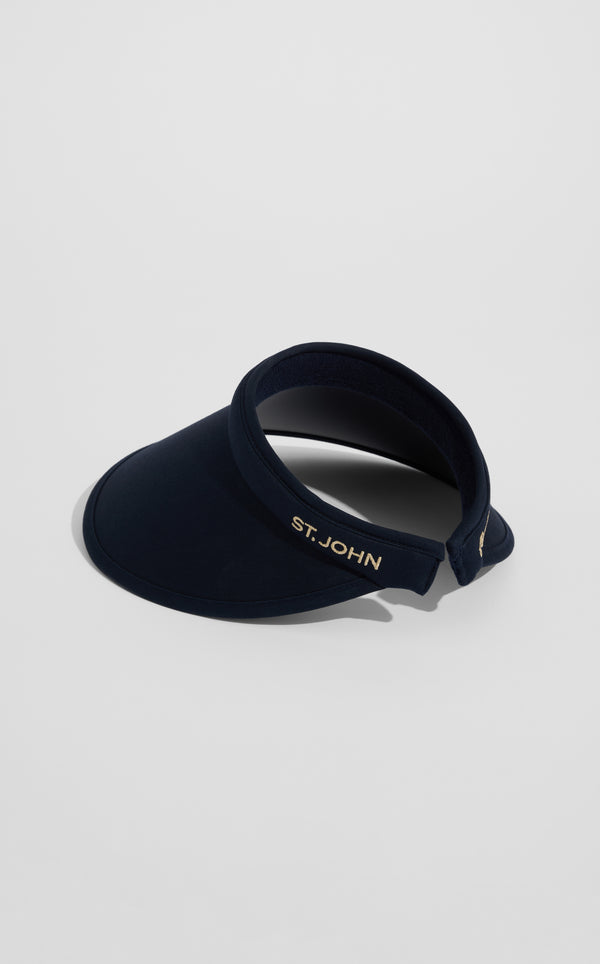 St. John St. John X Malbon Logo Claire Visor MIDN