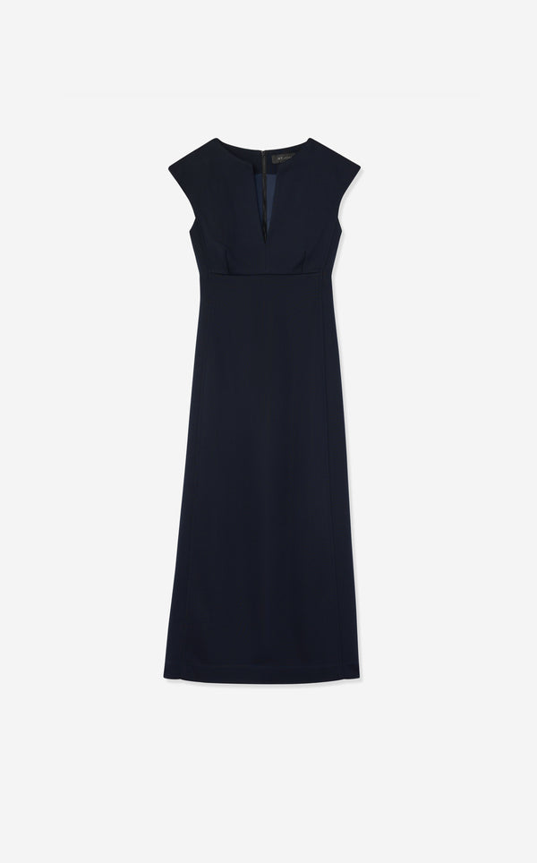 st. john Stretch Jersey Dress MIDN