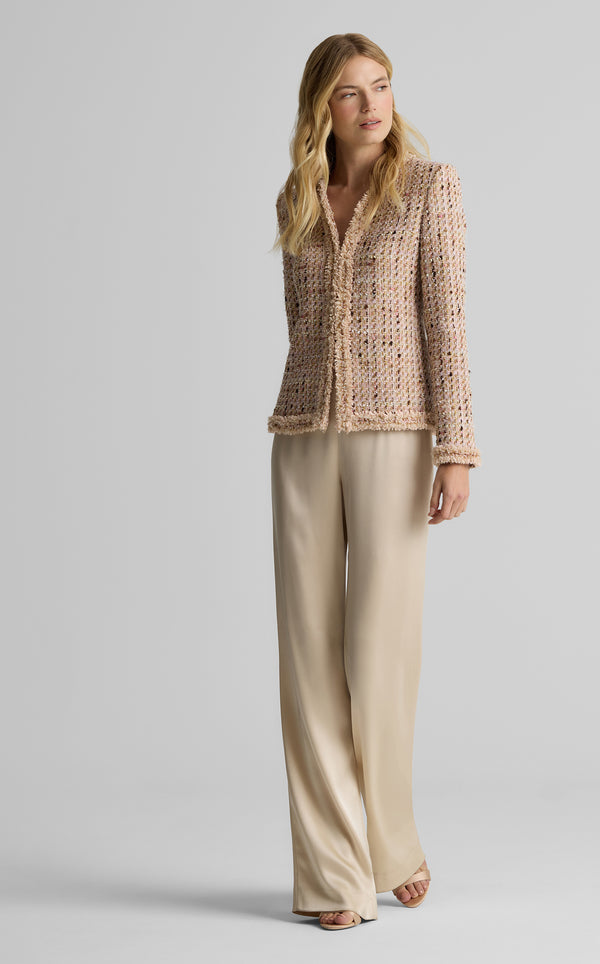 st. john Susan Jacket in Metallic Tweed PWRA