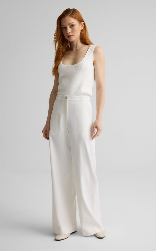 st. john Tanya Pant in Drapey Twill BW00