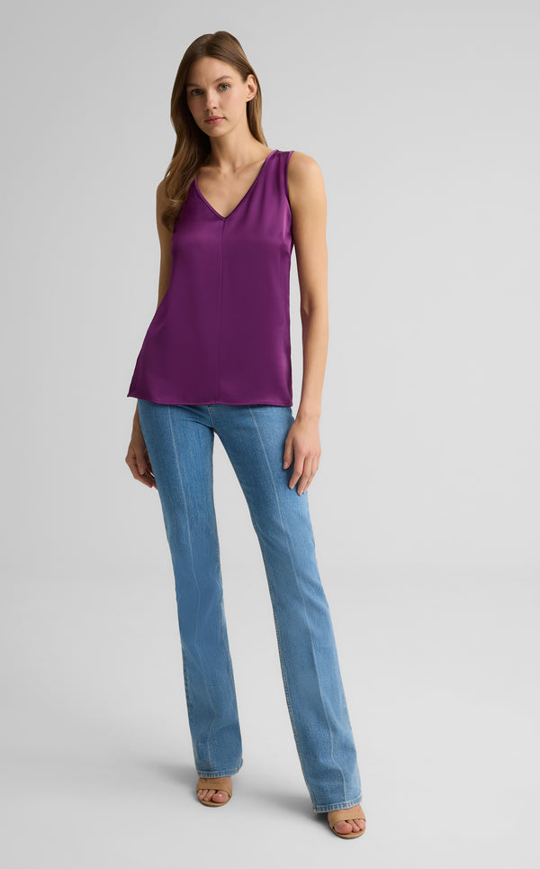 st. john Vera Top in Liquid Satin BOYB