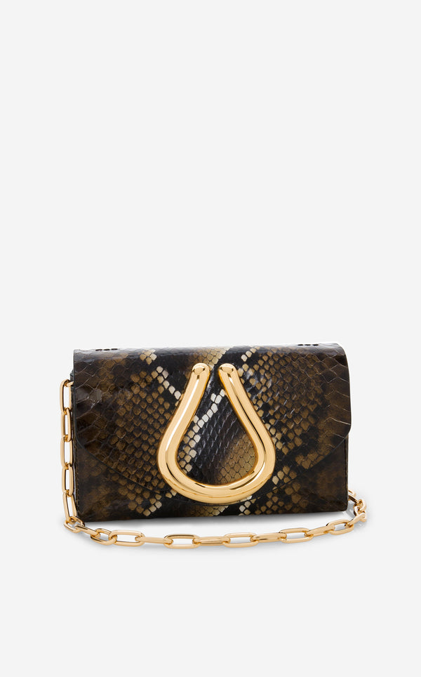 St. John Water Snake Mini Loop Handbag BNMU