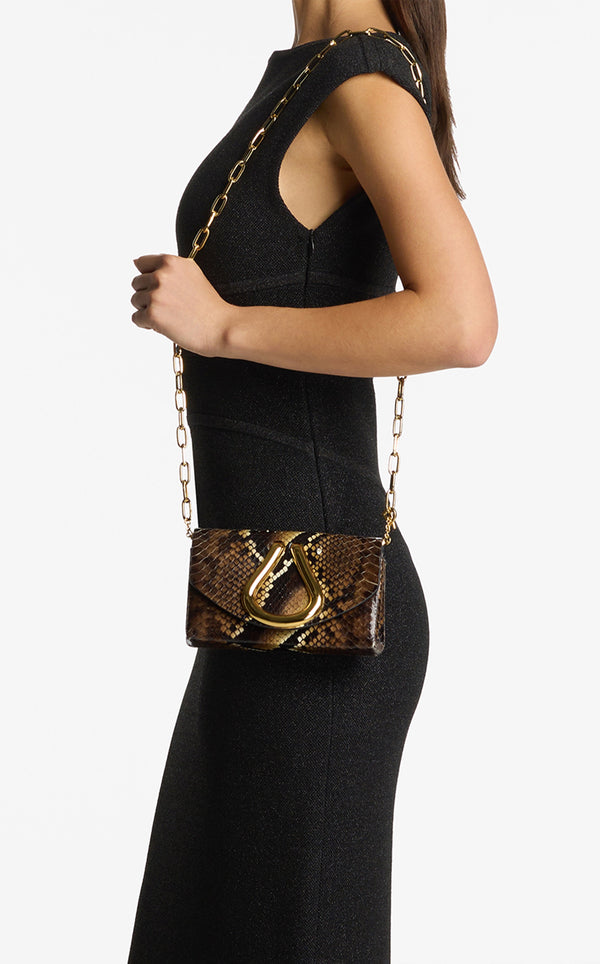 St. John Water Snake Mini Loop Handbag BNMU