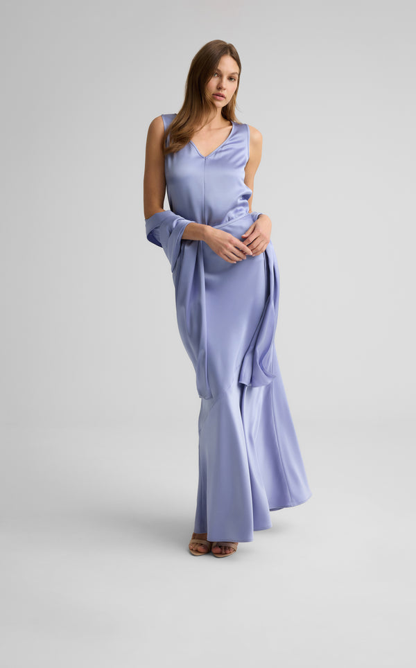 St. John Winslet Wrap In Liquid Satin IRIS