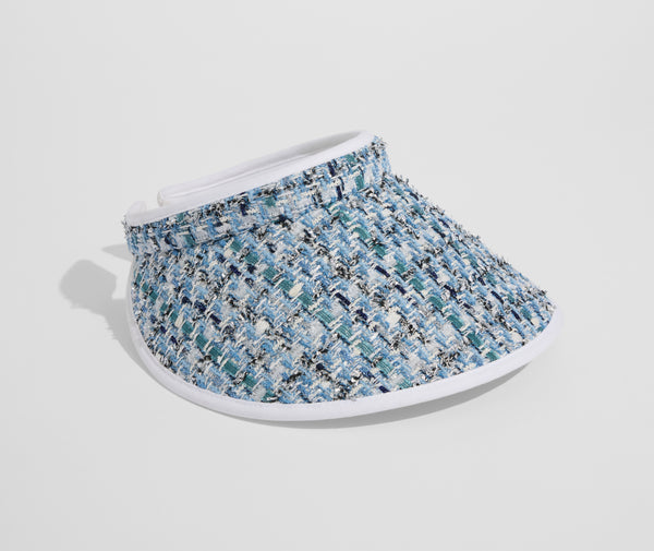 St. John St. John X Malbon Signature Tweed Claire Visor CEWT