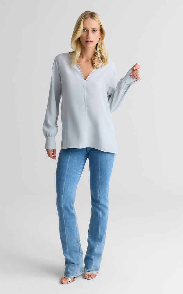 st. john Yara Blouse In Lightweight Twill ICBL