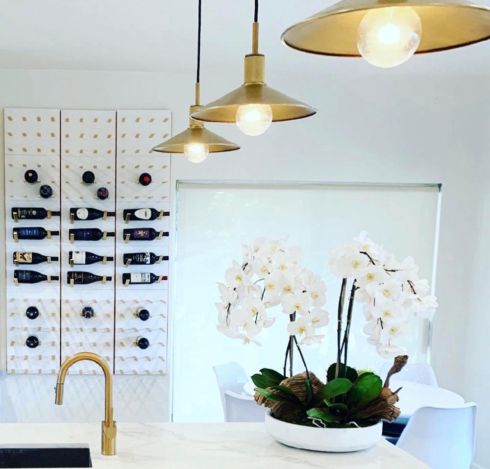 Stact Luxurious Wine Racks - White & Gold
