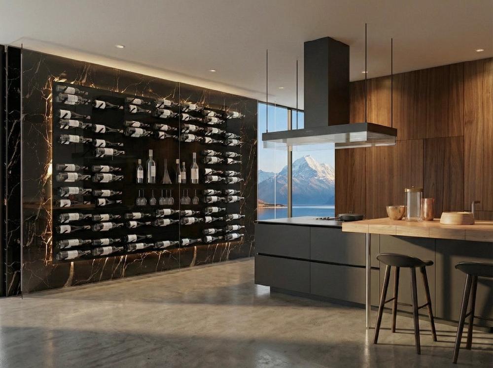 Stact STACT Premier Expansion Panel – BlackOut Edition | Modern Wine Glass Storage
