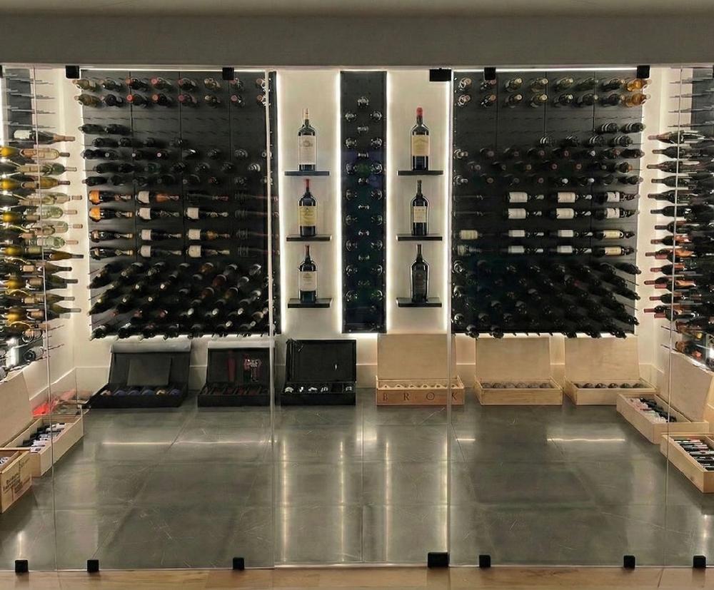 Stact STACT Premier Expansion Panel – BlackOut Edition | Modern Wine Glass Storage