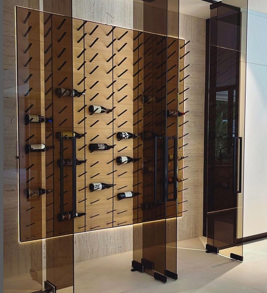 Stact Stylish Label-out Wine Racks STACT - Oak & Black