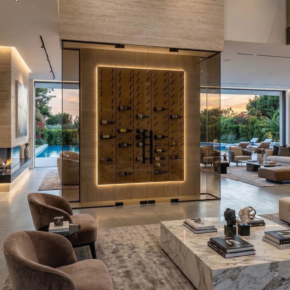 Stact Stylish Label-out Wine Racks STACT - Oak & Black