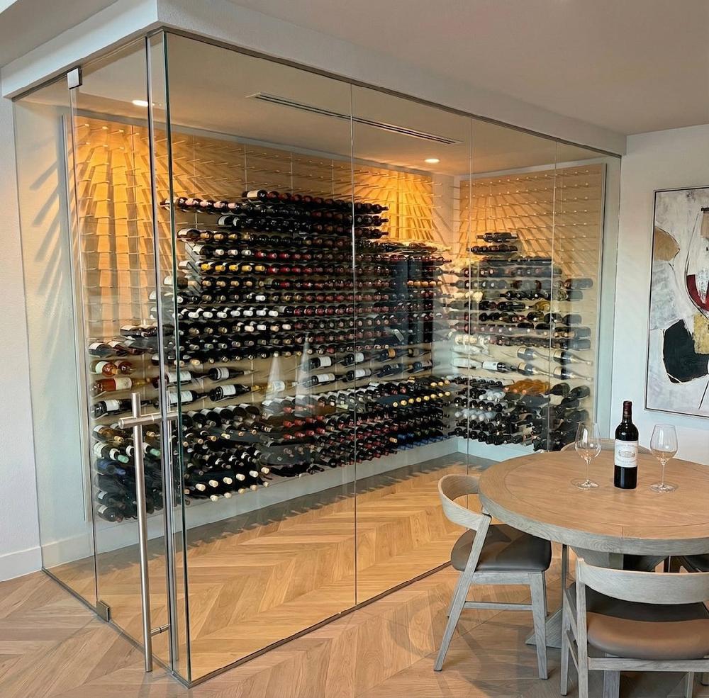 Stact Wall-mounted Wine Racks STACT - Oak & Black