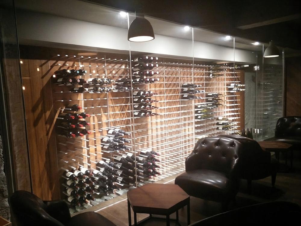Stact Wall-mounted Wine Racks STACT - Walnut