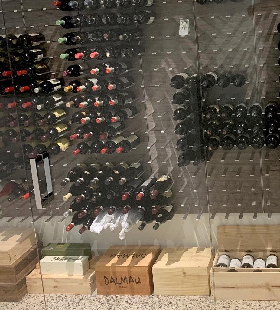 Stact Wall Wine Rack Wall System STACT - Gray Oak