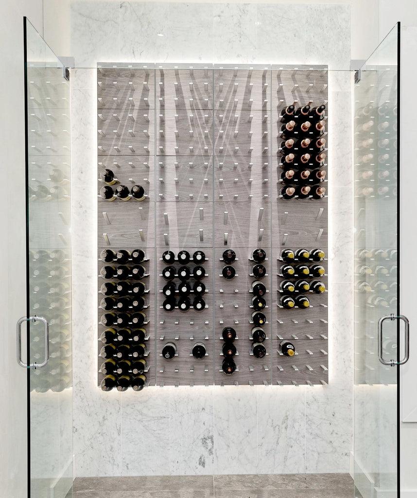 Stact Wall Wine Rack Wall System STACT - Gray Oak