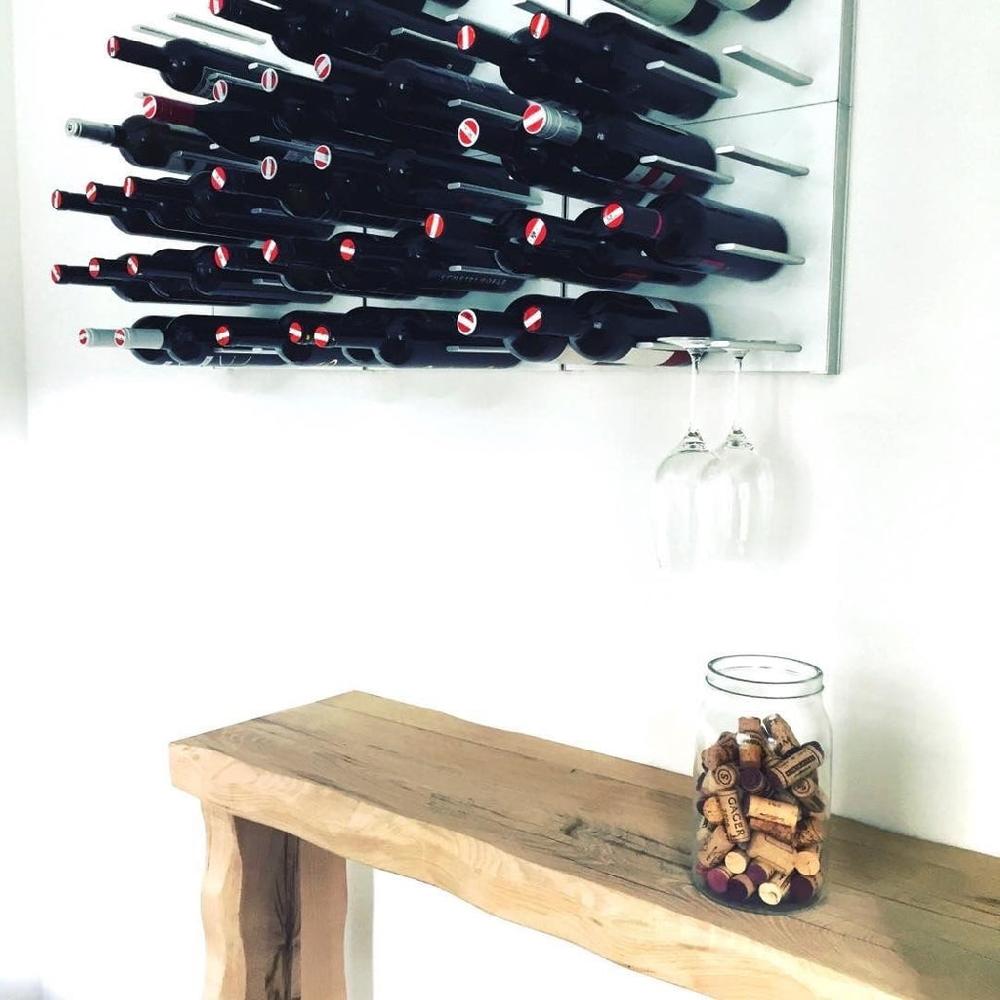 Stact Stylish Wall-mounted Wine Racks STACT - Gloss White