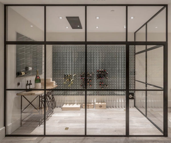 stact Wall-mounted Wine Rack System - Gunmetal Gray | STACT