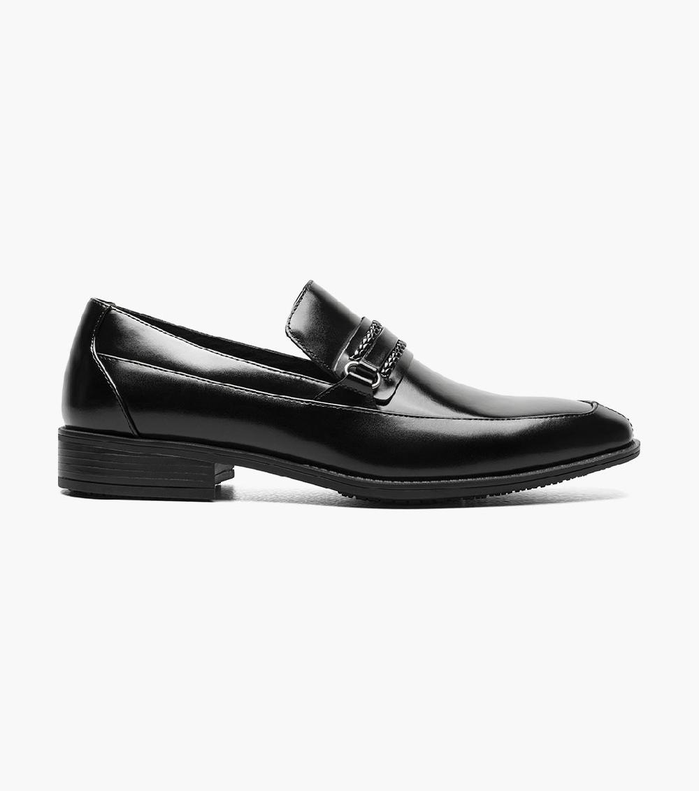 Stacy Adams Aberdeen Moc Toe Saddle Slip On Men’s Dress Shoes