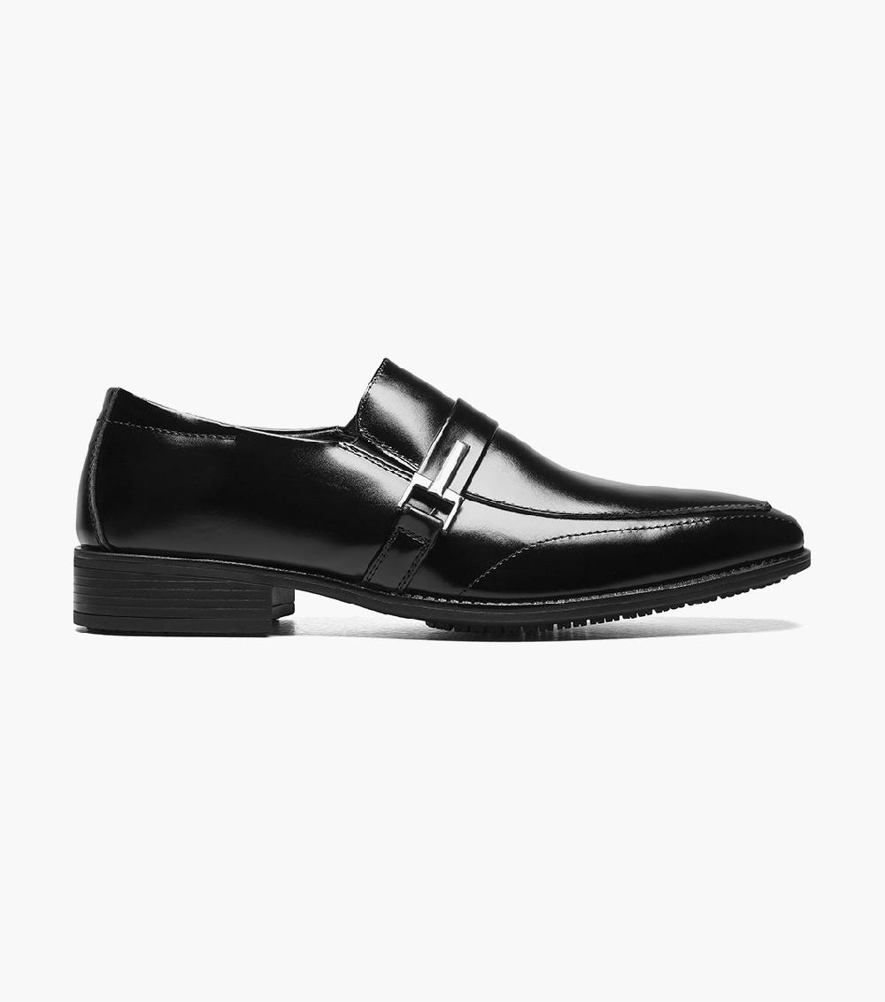 Stacy Adams Abram Moc Toe Bit Slip On Men’s Dress Shoes
