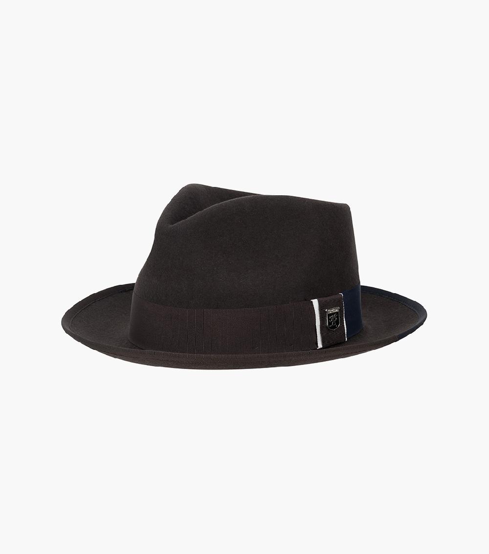 stacy adams Alpha Fedora Wool Felt Pinch Front Hat Men’s Hats