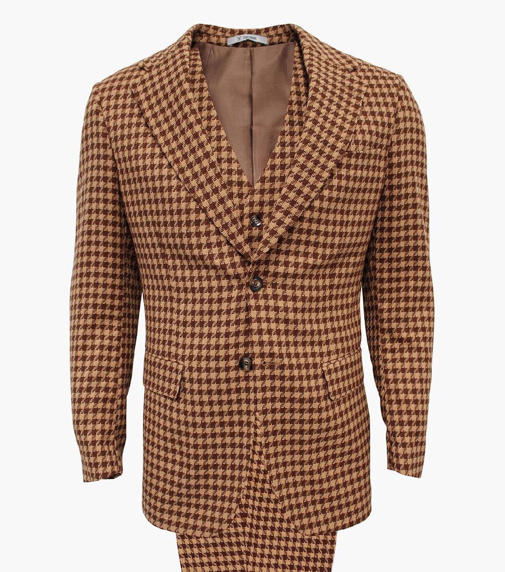 stacy adams Anquetil 3 Piece Vested Suit Men’s Suits