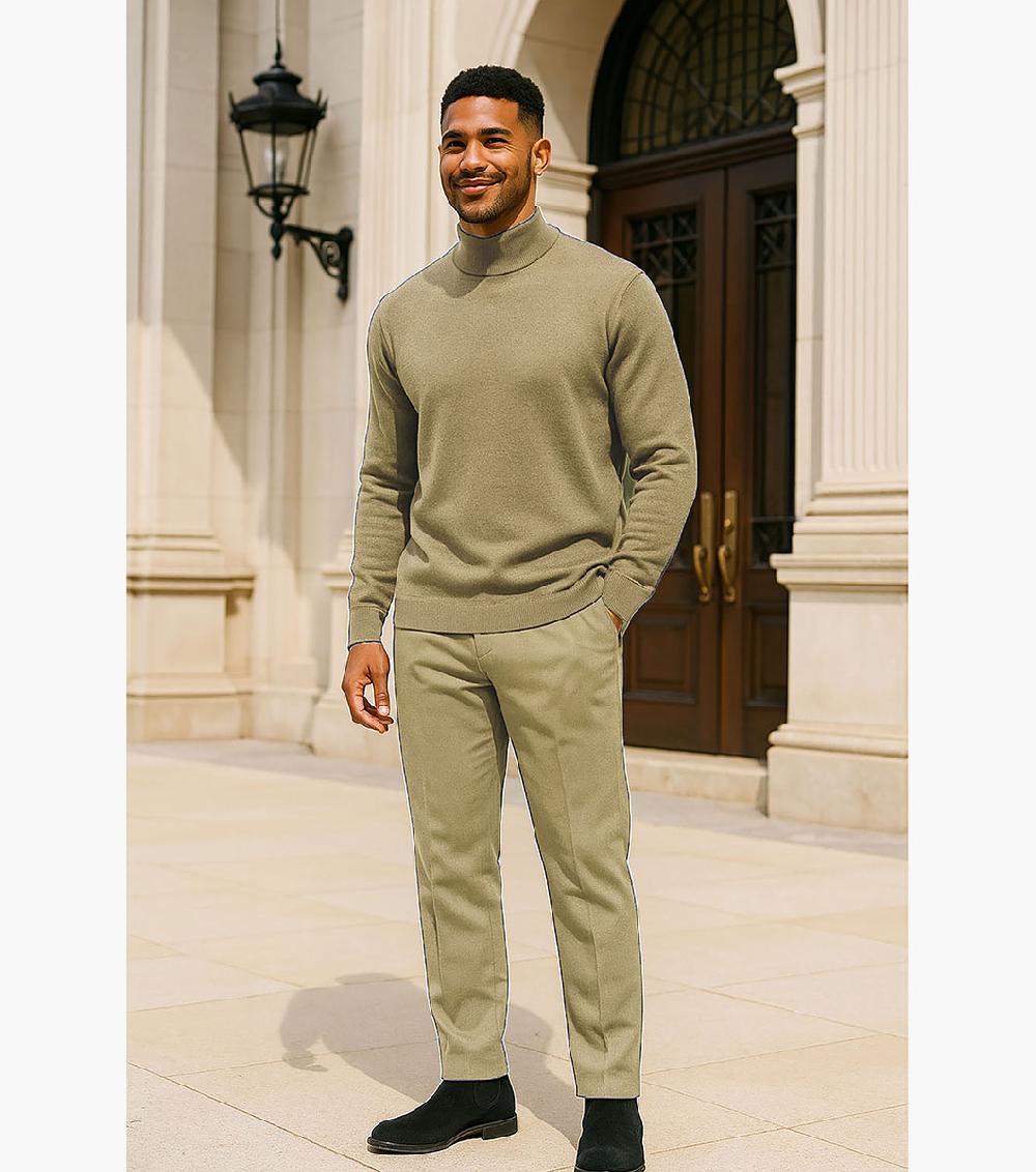 Stacy Adams Asher Mock Neck Sweater Men’s Casual Wear