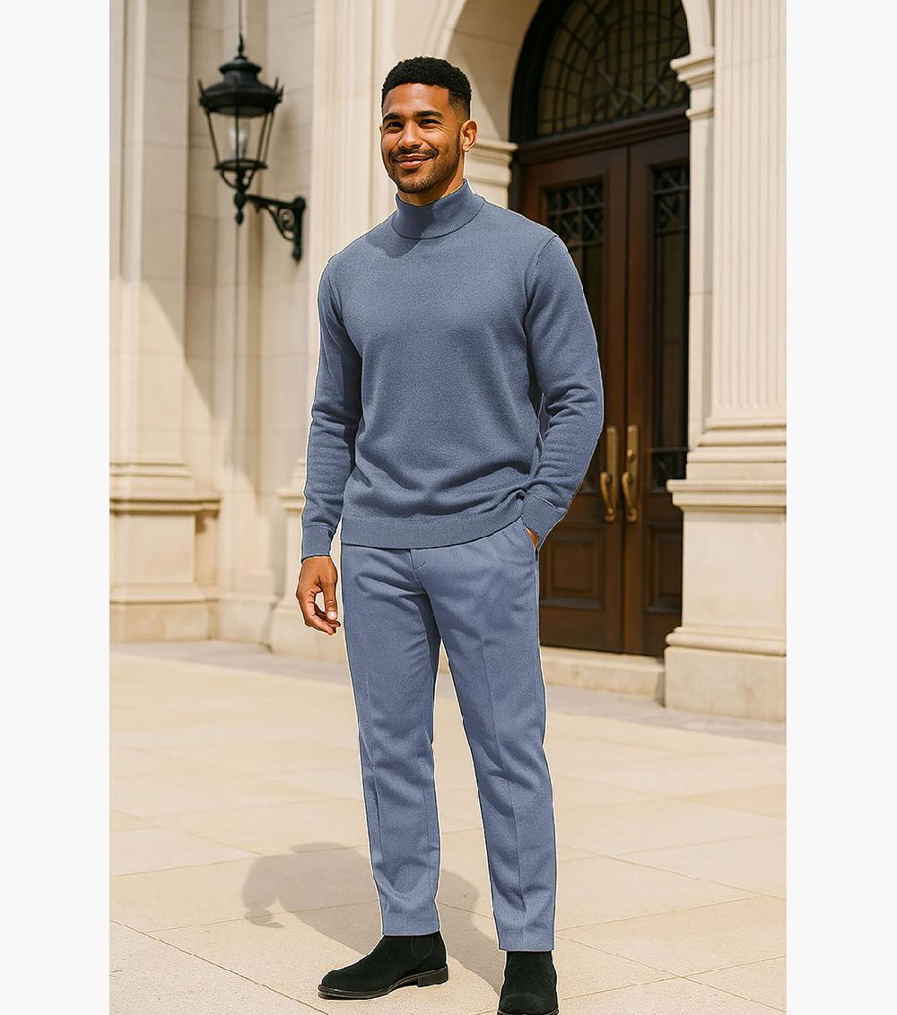 Stacy Adams Asher Mock Neck Sweater Men’s Casual Wear