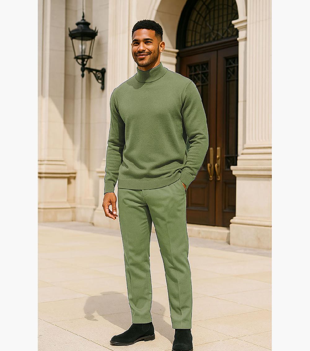 Stacy Adams Asher Mock Neck Sweater Men’s Casual Wear