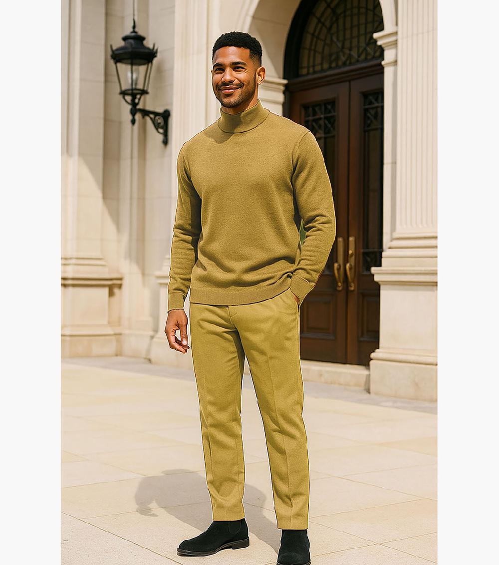 Stacy Adams Asher Mock Neck Sweater Men’s Casual Wear