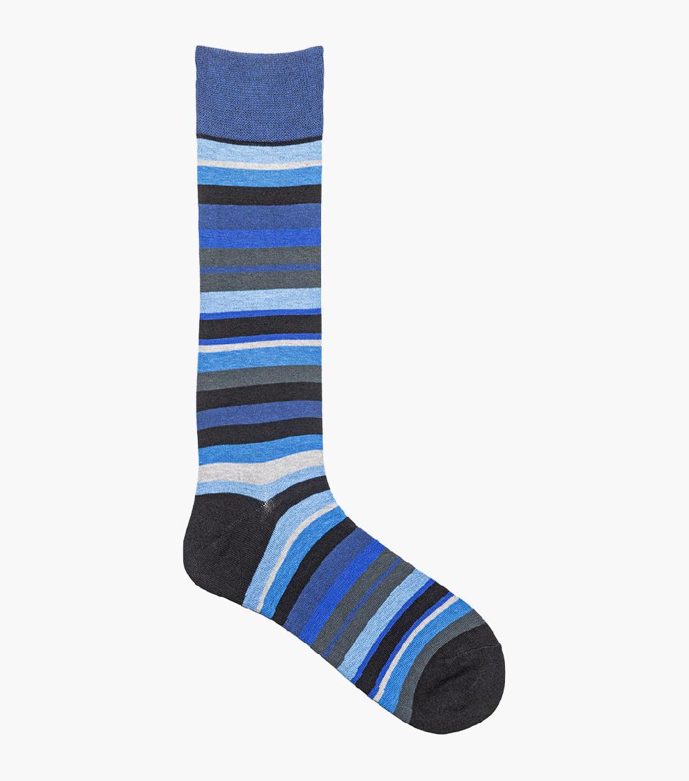 Stacy Adams Assorted Stripe Men’s Crew Dress Sock Men’s Socks