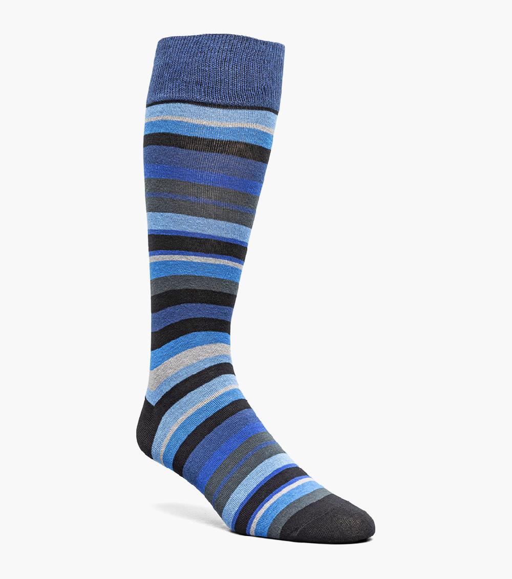 stacy adams Assorted Stripe Men’s Crew Dress Sock Men’s Socks