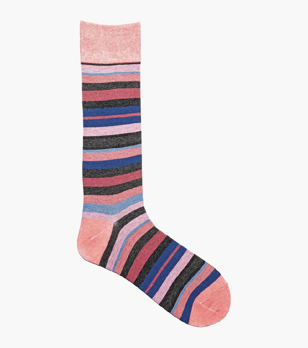 Stacy Adams Assorted Stripe Men’s Crew Dress Sock Men’s Socks
