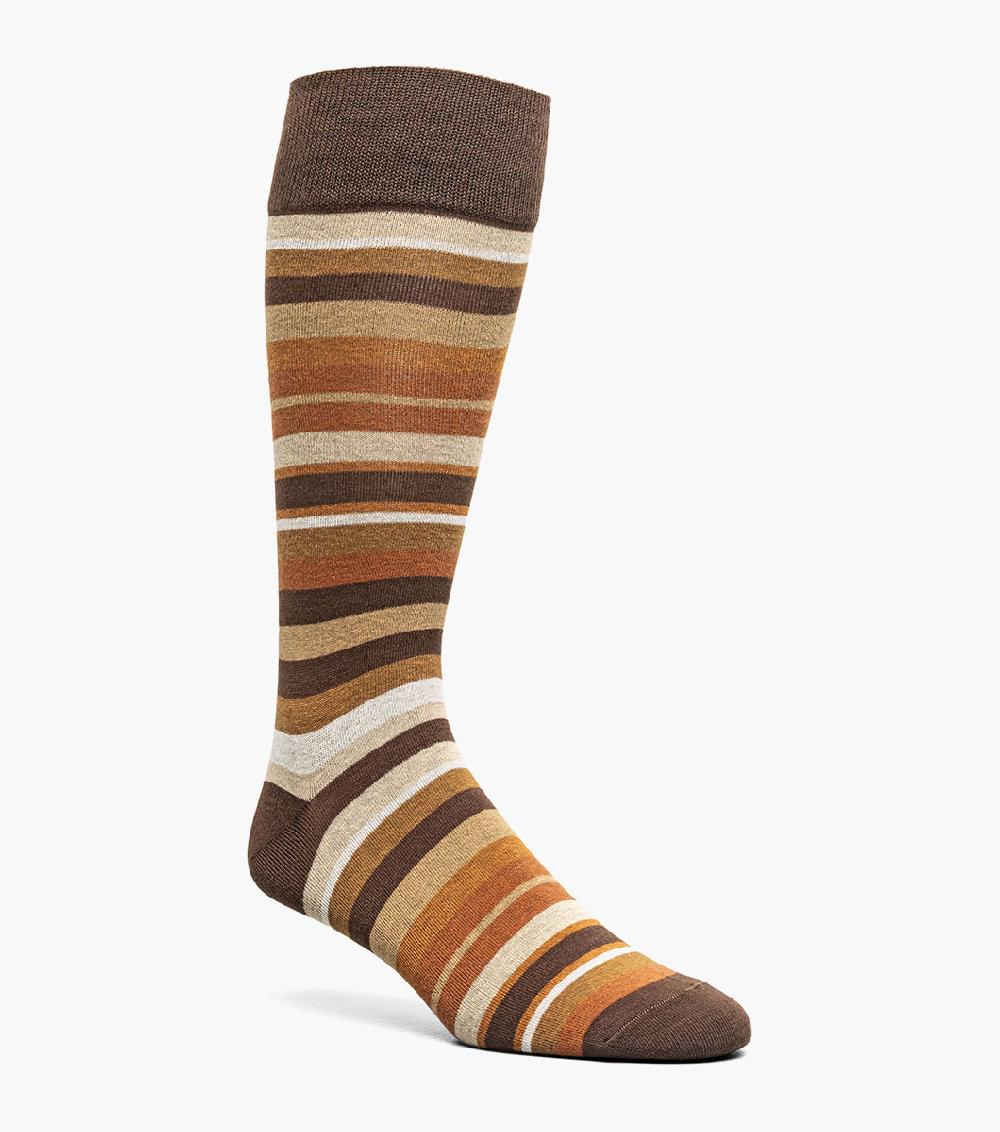 stacy adams Assorted Stripe Men’s Crew Dress Sock Men’s Socks