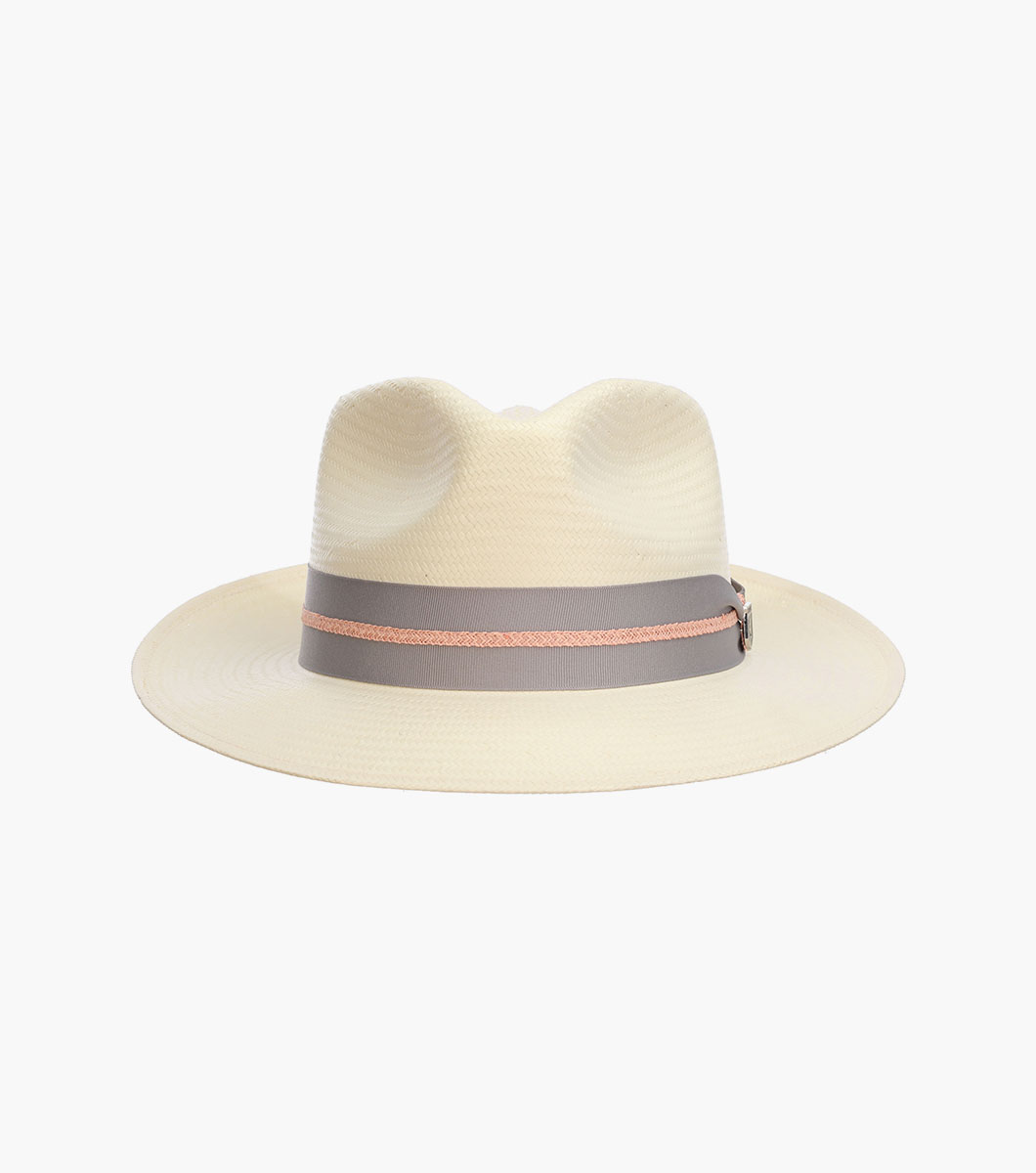 Stacy Adams Bennett Fedora Toyo Pinch Front Hat Men’s Hats