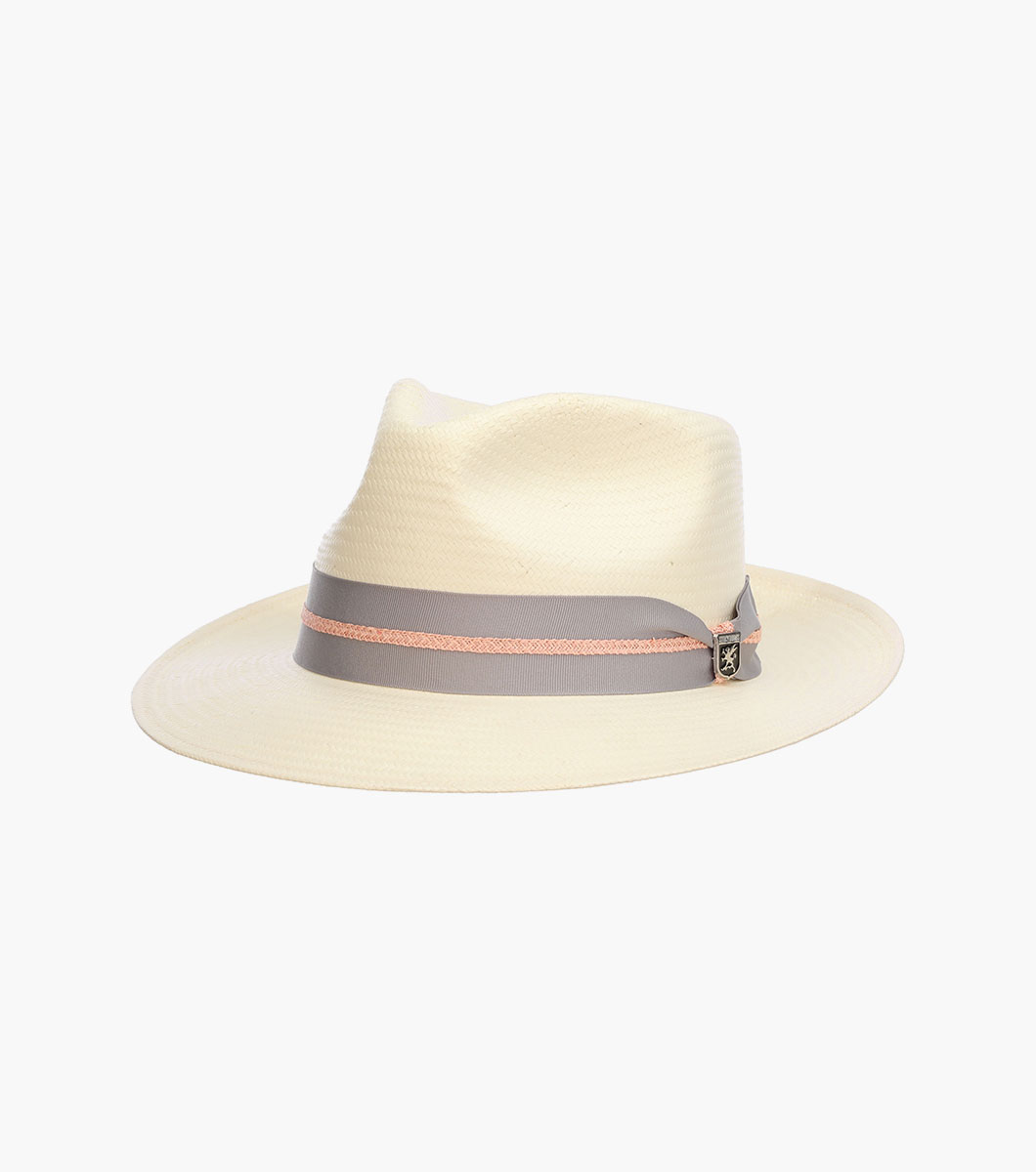 stacy adams Bennett Fedora Toyo Pinch Front Hat Men’s Hats