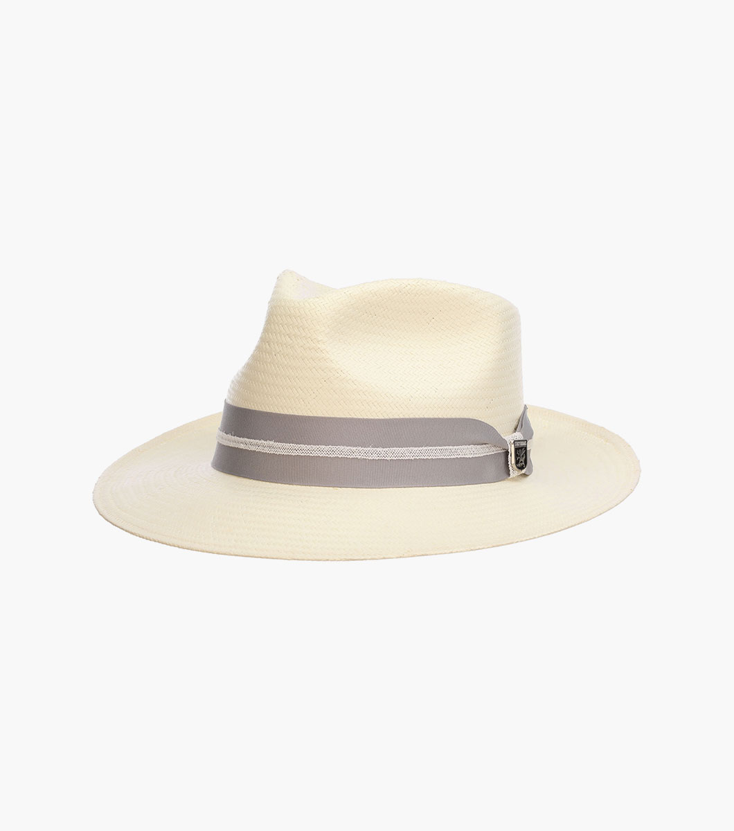 stacy adams Bennett Fedora Toyo Pinch Front Hat Men’s Hats