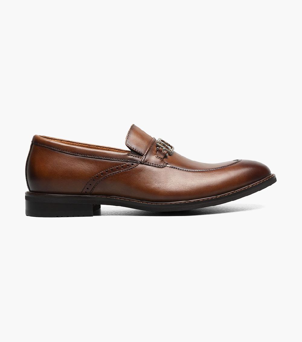 Stacy Adams Boyd Moc Toe Bit Slip On Men’s Dress Shoes