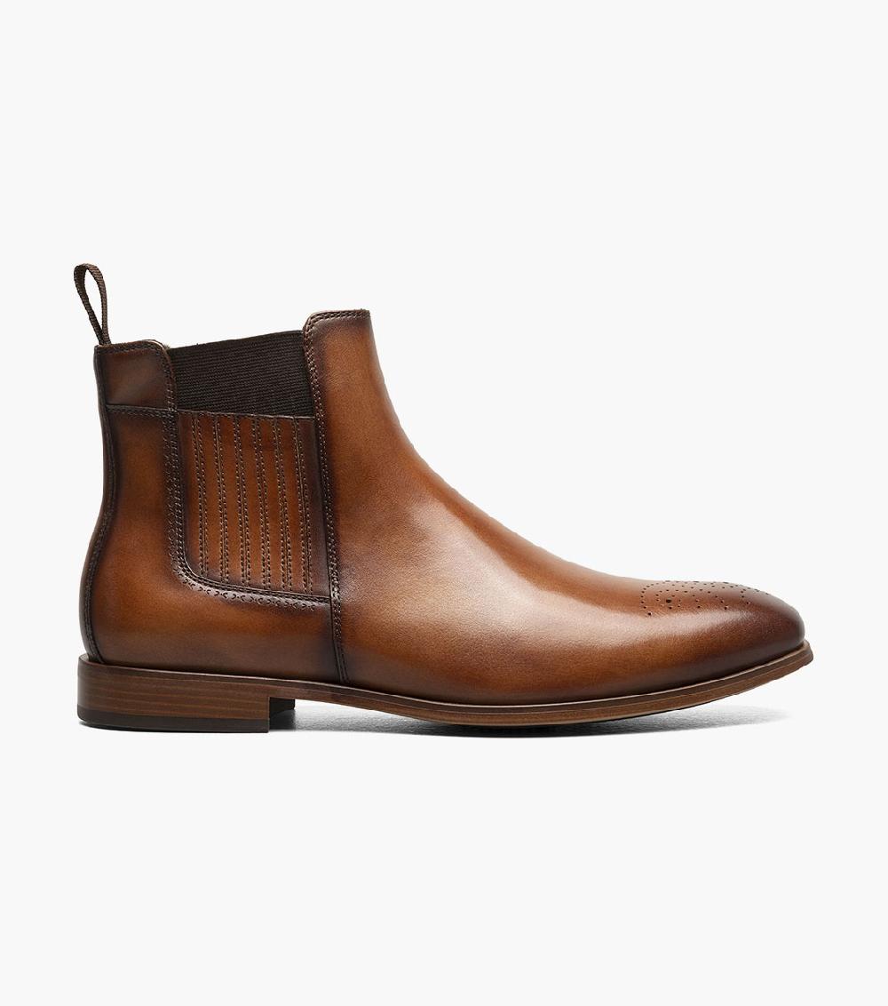 Stacy Adams Bradley Plain Toe Chelsea Boot Clearance Men’s Shoes