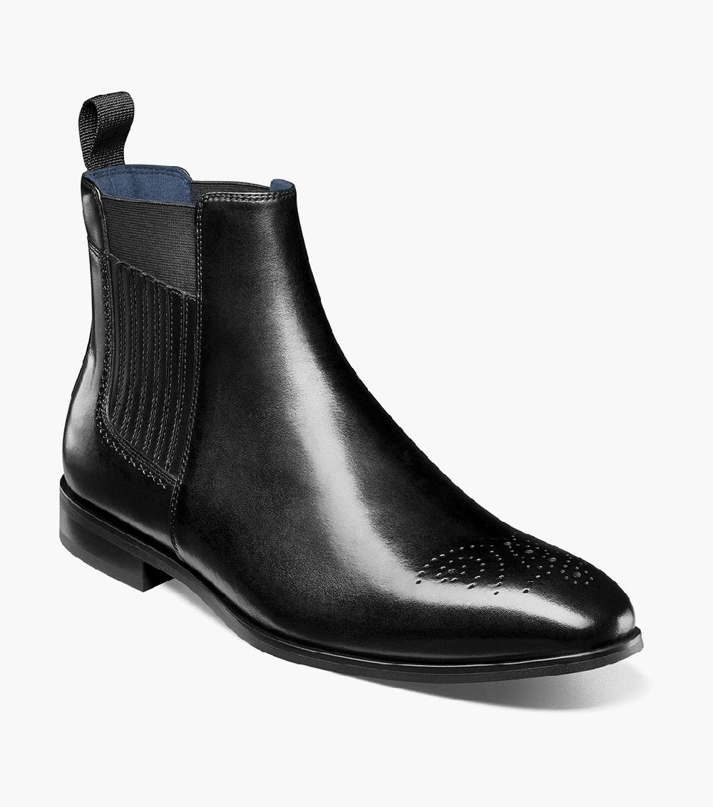 stacy adams Bradley Plain Toe Chelsea Boot Clearance Men’s Shoes