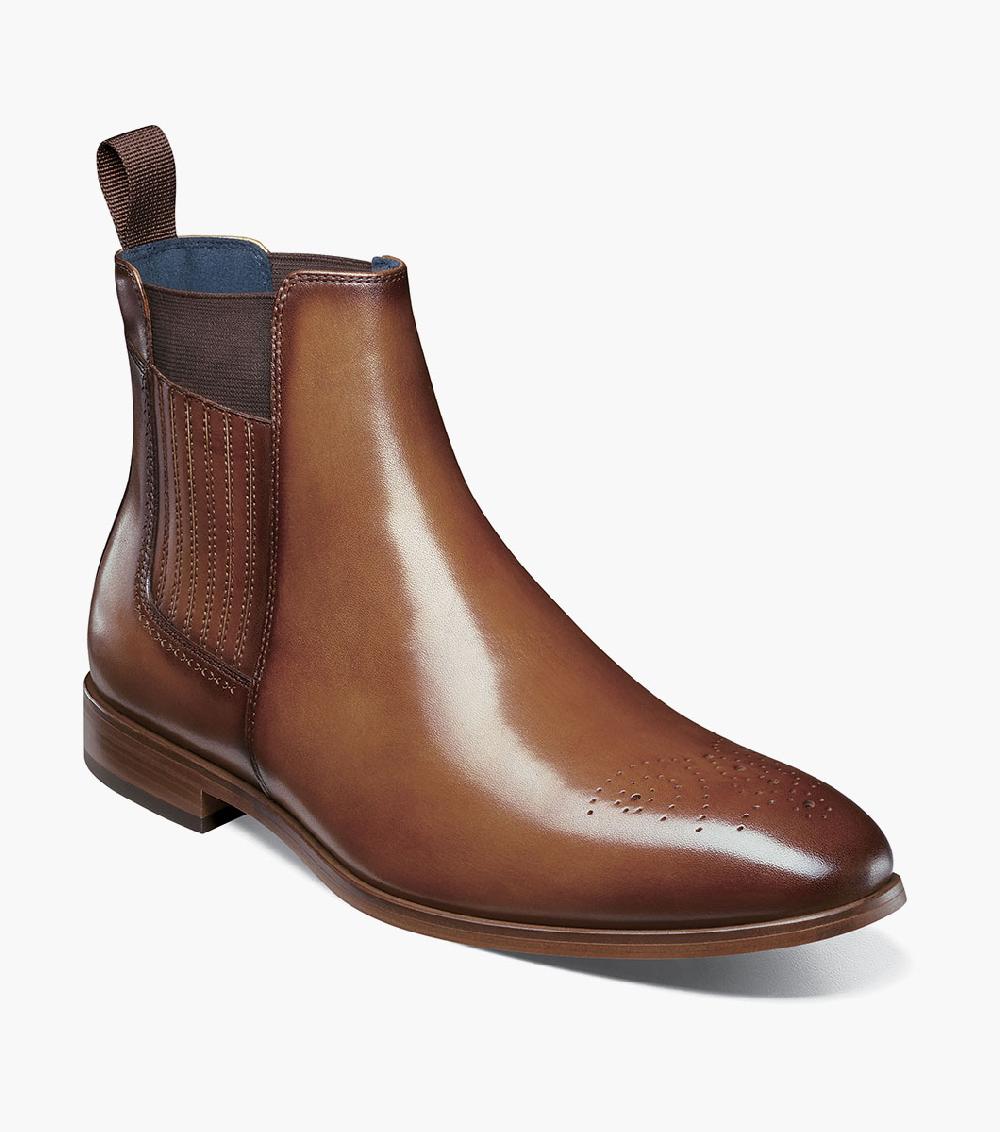 stacy adams Bradley Plain Toe Chelsea Boot Clearance Men’s Shoes
