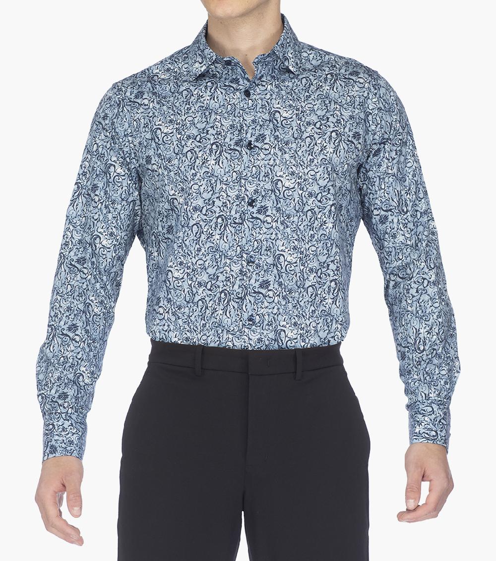 stacy adams Brafman Dress Shirt Spread Collar Dress Shirts