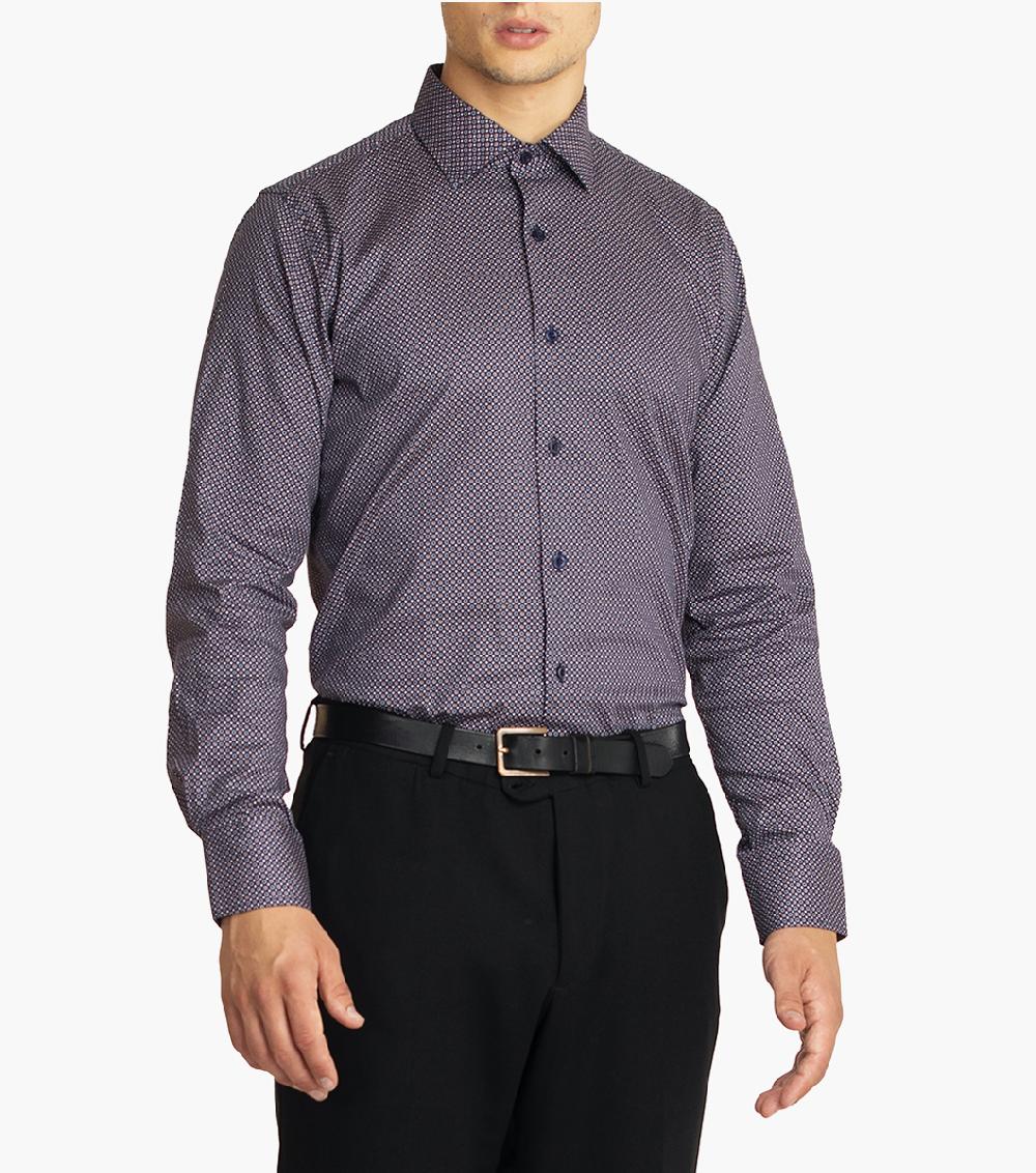 stacy adams Branford Dress Shirt Point Collar Dress Shirts