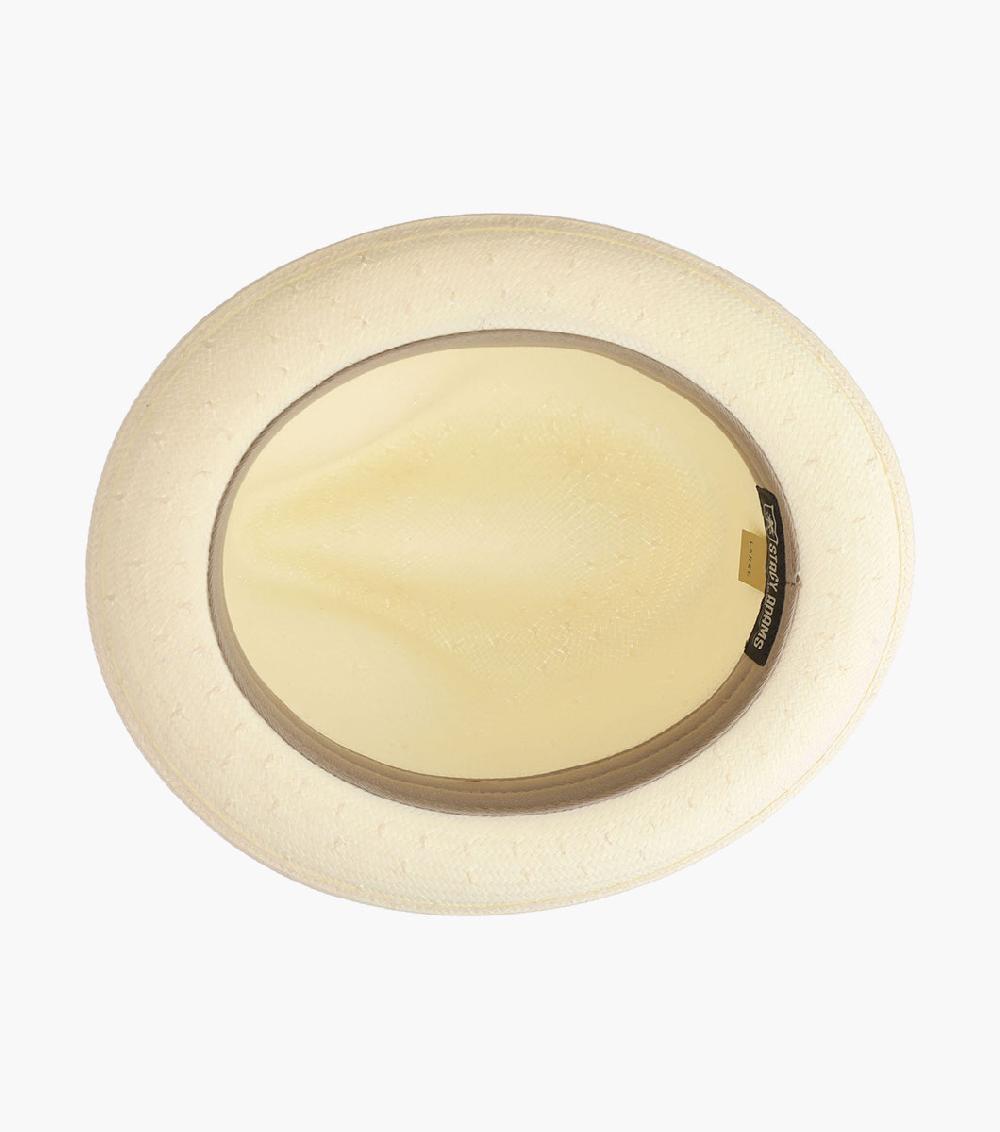 Stacy Adams Brunswick Fedora Toyo Pinch Front Hat Men’s Hats